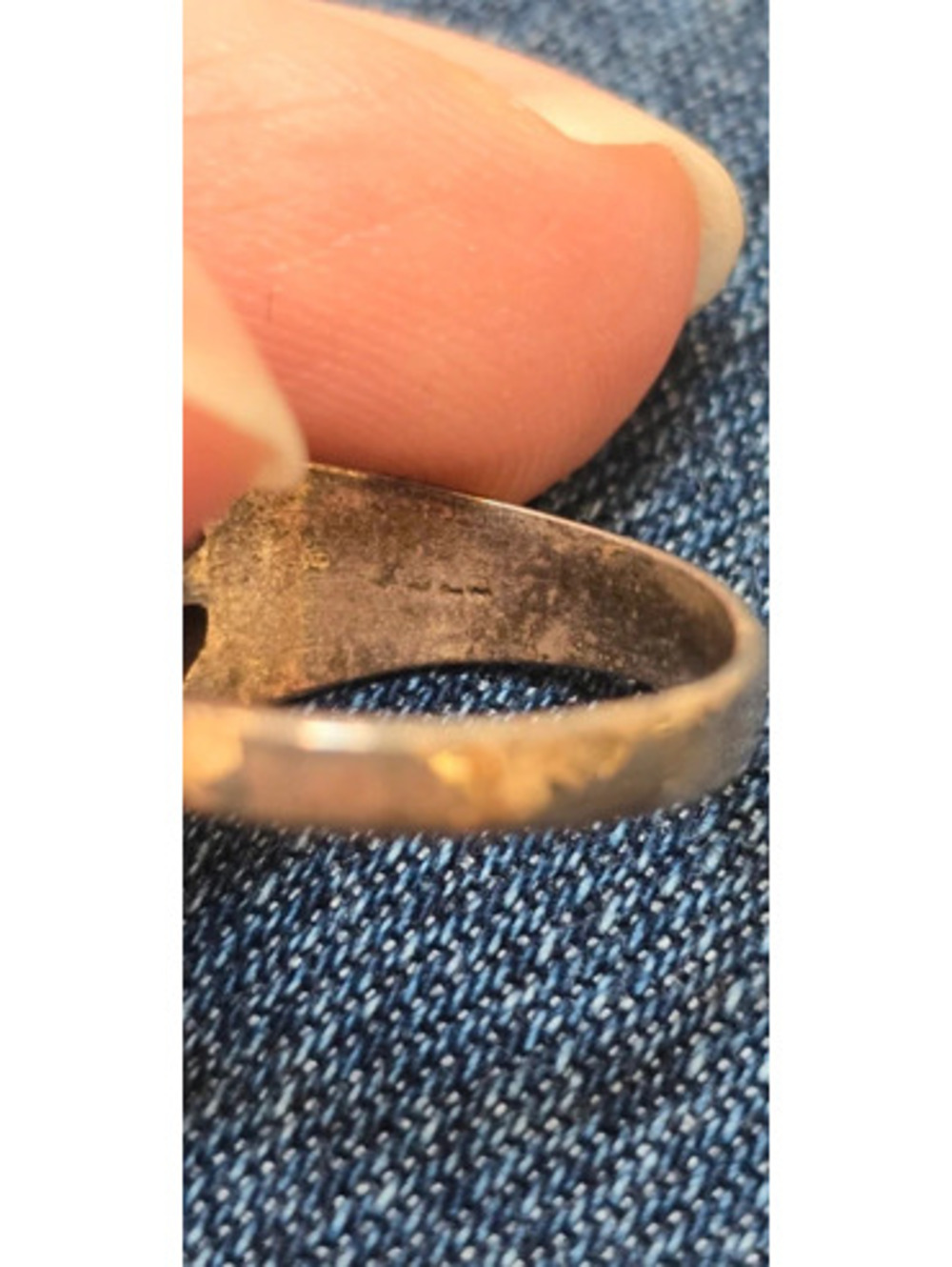 925 Sterling Silver Crescent Moon & Star Celestial Ring - Picture 5 of 8